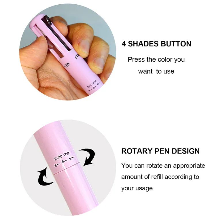 Makeup Pen 4 in 1 Eyebrow Pencil Waterproof