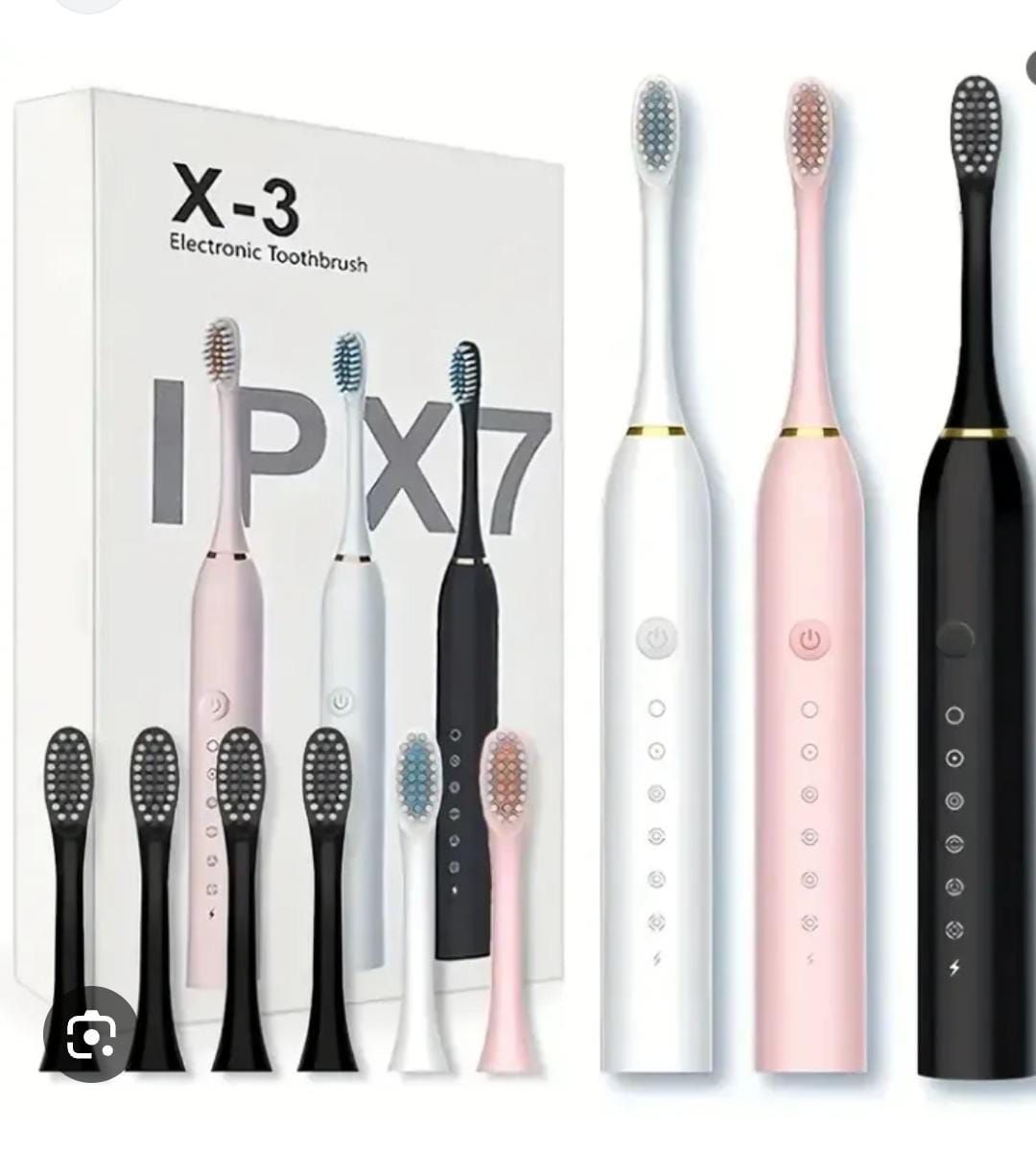 6-Modes Sonic Electric Toothbrush – Rechargeable, Waterproof, Whitening