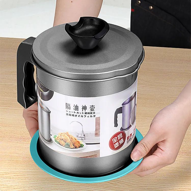 Easy Kitchen Oil Filter Pot Oil