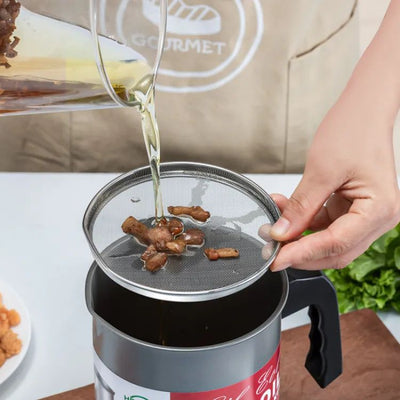 Easy Kitchen Oil Filter Pot Oil