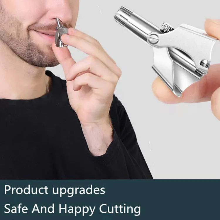 Manual Nose Hair Trimmer – Mini Portable Stainless Steel