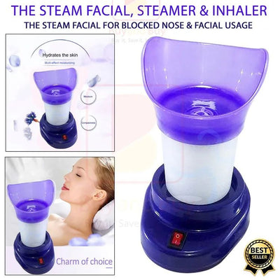 Shinon 2-in-1 Steam Facial Steamer & Inhaler with Massager