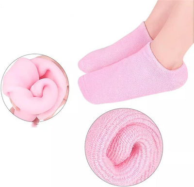 Waltok Cotton Moisturizing Gel Socks – Infused with Essential Oils